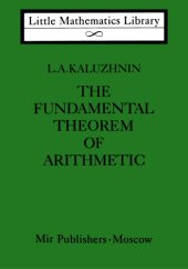 book The Fundamental Theorem of Arithmetic