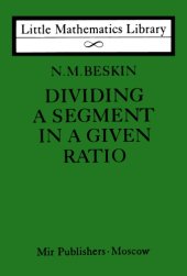 book Dividing A Line Segment in Given Ratio