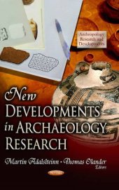 book New Developments in Archaeology Research