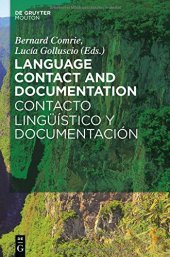 book Language Contact and Documentation / Contacto lingüístico y documentación