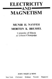 book Electricity and magnetism