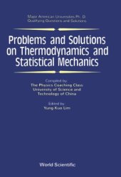 book Problems and solutions on thermodynamics and statistical mechanics