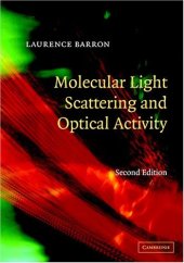 book Molecular light scattering and optical activity