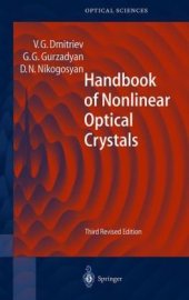 book Handbook of Nonlinear Optical Crystals