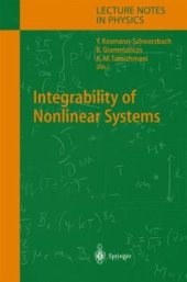 book Integrability of Nonlinear Systems