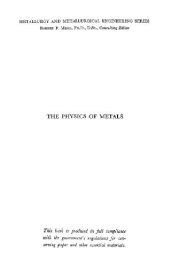 book The Physics of Metals