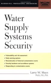 book Water Supply Systems Security