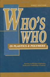 book Who's Who in Plastics and Polymers