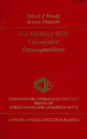 book Lie Algebras with Triangular Decompositions