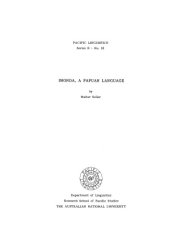 book Imonda, a Papuan language