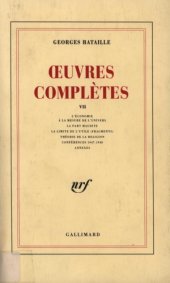 book Œuvres complètes, tome 7