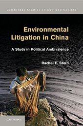 book Environmental Litigation in China: A Study in Political Ambivalence