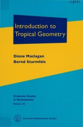 book Introduction to Tropical Geometry