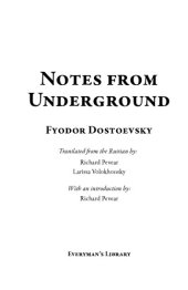 book Notes from Underground