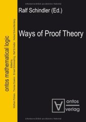 book Ways of Proof Theory