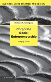 book Corporate Social Entrepreneurship: Integrity Within