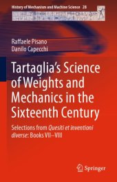 book Tartaglia’s Science of Weights and Mechanics in the Sixteenth Century