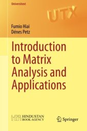 book Introduction to Matrix Analysis and Applications