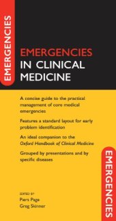 book Emergencies in Clinical Medicine