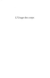 book L'usage des corps : Homo Sacer, IV, 2