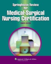 book Springhouse Review for Medical-Surgical Nursing Certification