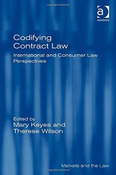 book Codifying Contract Law: International and Consumer Law Perspectives