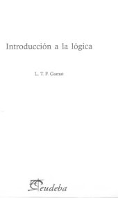 book Introducción a la lógica