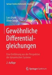 book Gewöhnliche Differentialgleichungen: Eine Einführung aus der Perspektive der dynamischen Systeme