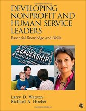 book Developing Nonprofit and Human Service Leaders: Essential Knowledge and Skills