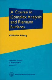 book A Course in Complex Analysis and Riemann Surfaces