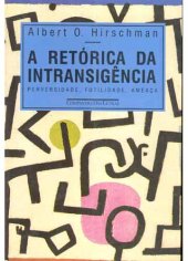 book A Retórica da Intransigência