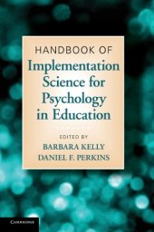 book Handbook of Implementation Science for Psychology in Education