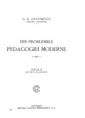 book Din problemele pedagogiei moderne