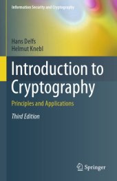 book Introduction to Cryptography: Principles and Applications