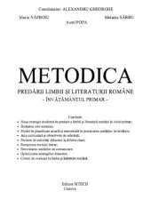 book Metodica predarii limbii si literaturii romane cls I-IV