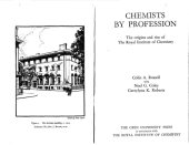 book Chemists by Profession: The Origins and Rise of the Royal Institute of Chemistry