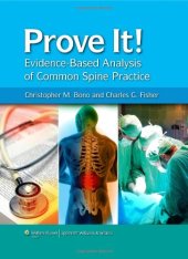 book Prove It! Evidence-Based Analysis of Common Spine Practice