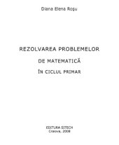 book Rezolvarea problemelor de matematica in ciclul primar