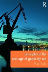 book Principles of the Carriage of Goods by Sea