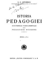 book Istoria pedagogiei