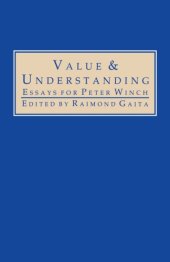 book Value and Understanding: Essays for Peter Winch