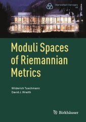 book Moduli Spaces of Riemannian Metrics