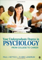 book Your Undergraduate Degree in Psychology: From College to Career