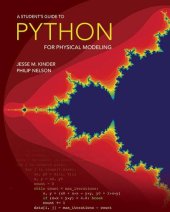 book A Student's Guide to Python for Physical Modeling