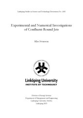 book Experimental and numerical investigations of confluent round jets