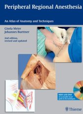 book Peripheral Regional Anesthesia: An Atlas of Anatomy and Techniques