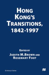 book Hong Kong’s Transitions, 1842–1997