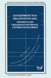 book Government-NGO Relations in Asia: Prospects and Challenges for People-Centred Development