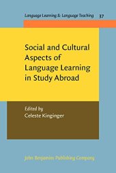 book Social and Cultural Aspects of Language Learning in Study Abroad