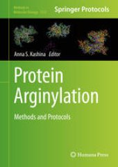 book Protein Arginylation: Methods and Protocols